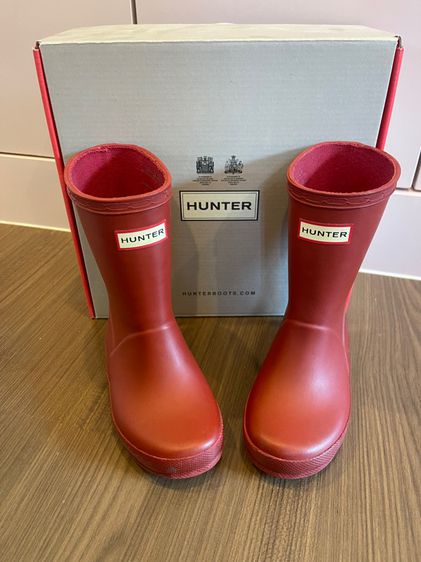 boot Hunter kid สีแดง 16cm 