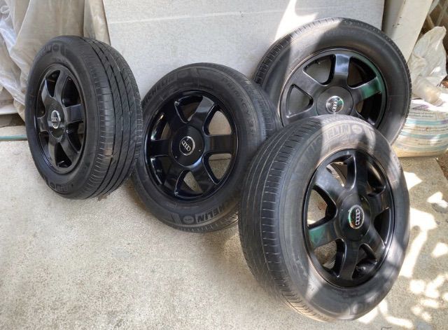 ล้อ Audi A3 B5 ของแท้ มือสอง สภาพดี 15 นิ้ว 5 รู 112 รูปที่ 2