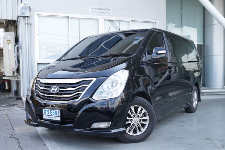 Hyundai H-1  2014 2.5 Elite Plus Van ดีเซล ไม่ติดแก๊ส เกียร์อัตโนมัติ ดำ