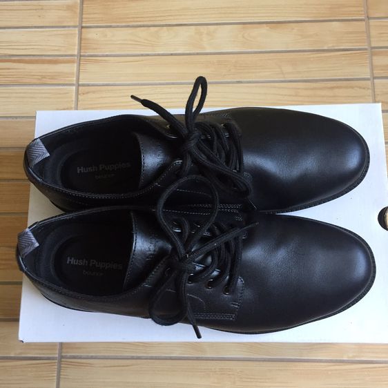 รองเท้าหนังสีดำ Hush Puppies ชาย รูปที่ 5