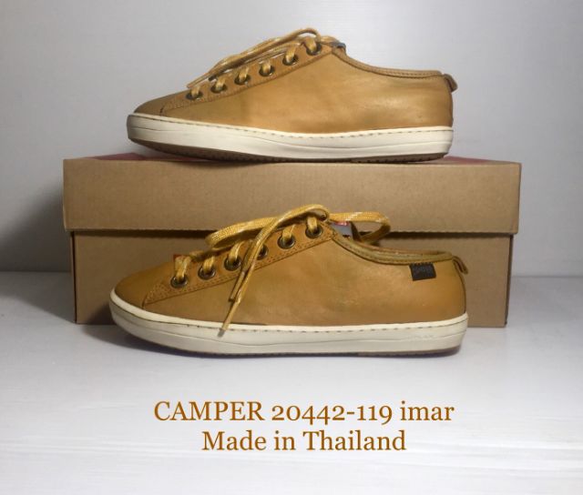 CAMPER Sneakers 36EU(23.5cm) ของแท้ มือ 2 รุ่น imar, รองเท้า CAMPER หนังแท้ พื้นเต็มเหมือนใหม่ ไม่มีรอยขีดข่วนใดๆ มีตำหนิเล็กน้อย ไม่เสียหาย รูปที่ 16