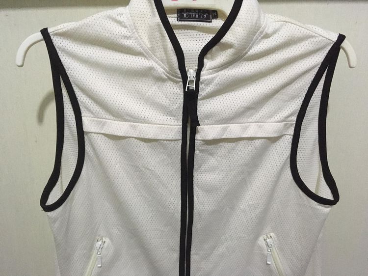 เสื้อแจ็คเก็ตแขนกุด (เสื้อกั๊ก) แบรนด์ EMS สีขาว รูปที่ 4