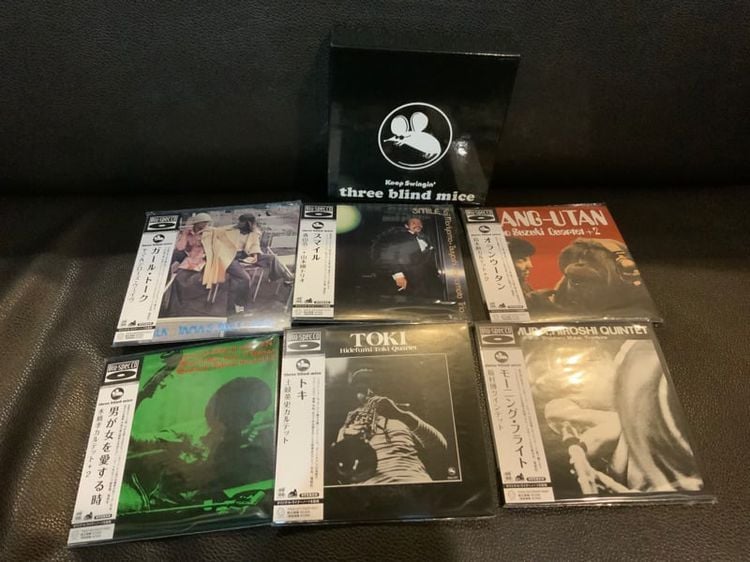 แผ่นซีดีแผ่นซีลของใหม่ Very Rare Three Blind Mice Keep Swingin’ BLUE-SPEC CD 6 แผ่น Japan ส่งฟรี รูปที่ 1
