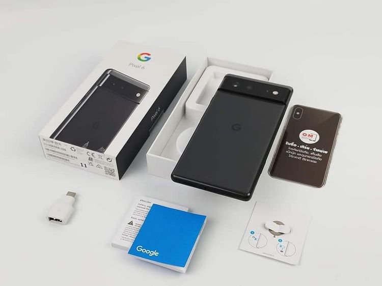 Google Pixel6 ram8 rom256 สี Stormy Black สภาพสวย เพียง 15,900 บาท 