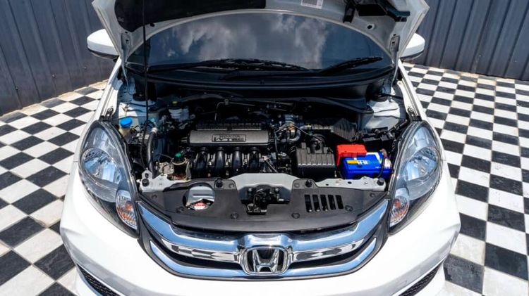Honda Brio 2019 1.2 Amaze V Sedan เบนซิน ไม่ติดแก๊ส เกียร์อัตโนมัติ ขาว รูปที่ 2