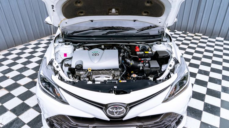 Toyota Vios 2020 1.5 Mid Sedan เบนซิน ไม่ติดแก๊ส เกียร์อัตโนมัติ ขาว รูปที่ 2