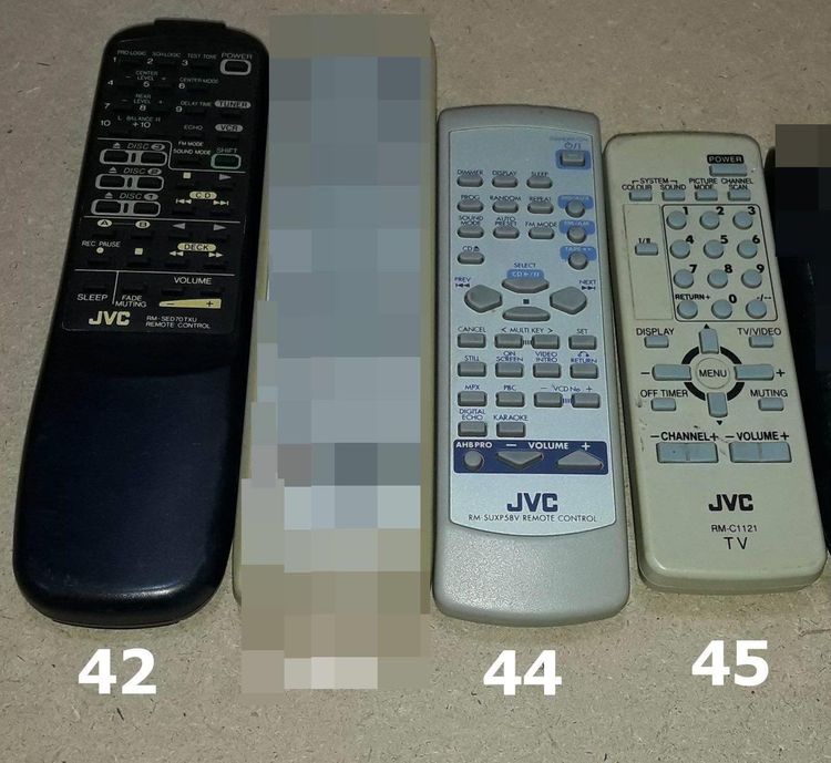 JVC REMOTE ของแท้ (2-105) รีโมท เจวีซี เครื่องเสียง DVD VCD CD TAPE VDO LASER DISC BLU RAY COMBO แผ่นเสียง KARAOKE TV จานดาวเทียม แอร์ รูปที่ 7