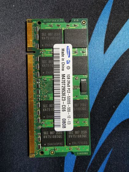 1GB DDR2 667MHz 2Rx8 PC2-5300S-555-12-E3 M470T2953EZ3-CE6 0808 - Kaidee
