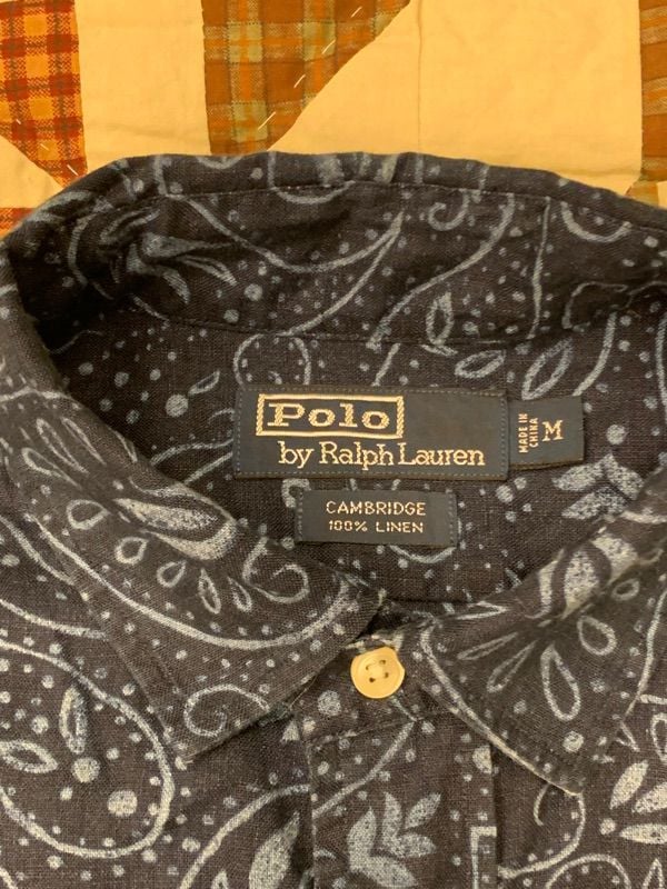 Ralph Lauren linen pullover shirt  รูปที่ 1