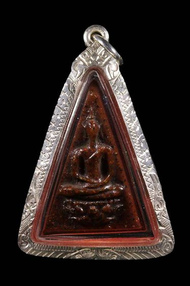 พระสมเด็จสามเหลี่ยมเลี่ยมเงินเก็บ