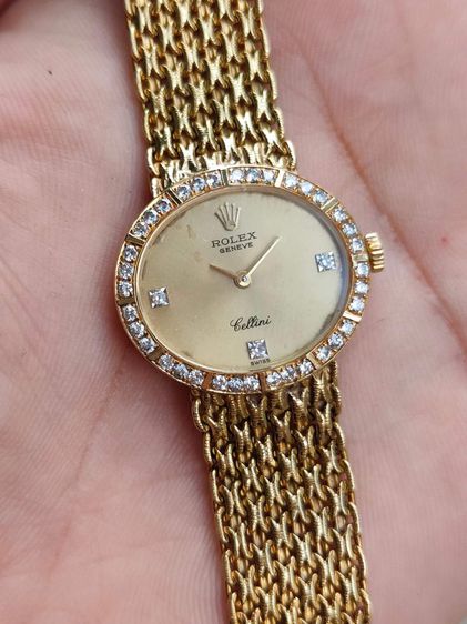 นาฬิกา ROLEX GENEVE Cellini 18k Yellow Gold Ref.4081A 