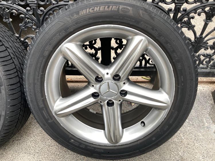 ล้อรถสปอร์ต Benz SL R230 17 นิ้ว 5 รู 112 ใส่Benz R129 W203 W211 W204 W212 W208 W209 W207 R170 R171 R172 รูปที่ 9