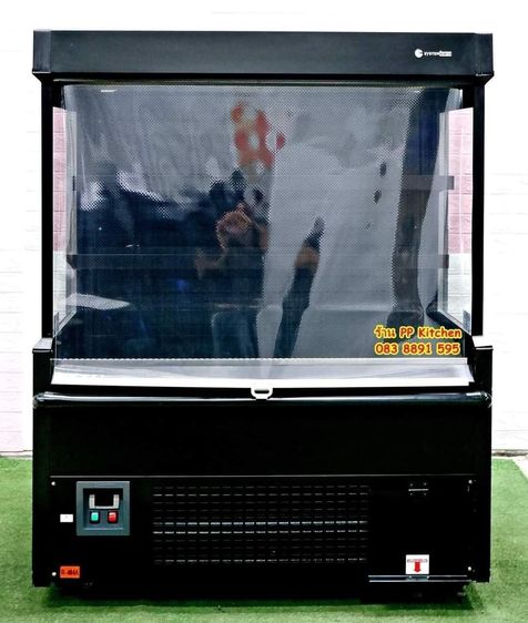 อุปกรณ์เบเกอรี่ ตู้แช่โชว์เค้กดระจกทรงสี่เหลี่ยม 120 CM.🍰 ตู้แช่เย็นโชว์อาหารคุณภาพสูง 🎀👉มาตรฐานการใช้งานดีเยี่ยมในห้างสรรพสินค้าชั้นนำ