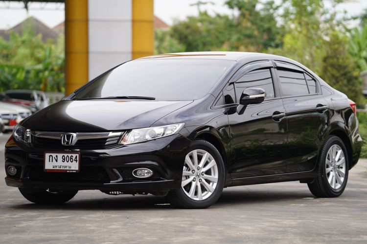 Honda Civic 2012 1.8 EL i-VTEC Sedan เบนซิน ไม่ติดแก๊ส เกียร์อัตโนมัติ ดำ