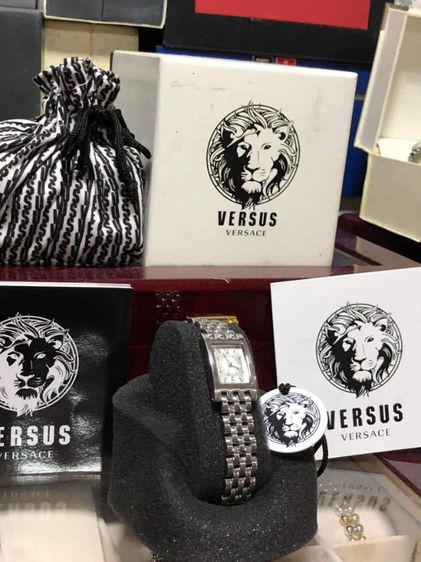 (❌ปิดนัดรับแล้วค่ะ❌)🎁เป็นของขวัญได้💯🔥นาฬิกา Versace แท้ 💯Swiss made มีกล่อง Set  รูปที่ 8