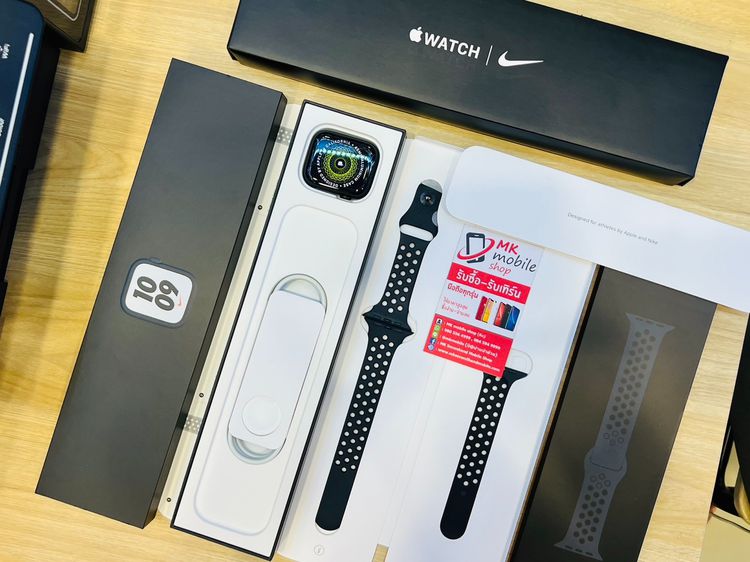 🔥 Apple Watch 7 45MM GPS Nike Edition ศูนย์ไทย 🏆 สภาพใหม่เอี่ยม ประกันยาว 17-06-2566 เบต้าแบต 100 🔌 อุปกรณ์แท้ครบยกกล่อง 💰