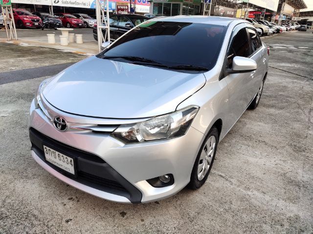 Toyota Vios 2015 1.5 J Sedan เบนซิน ไม่ติดแก๊ส เกียร์อัตโนมัติ บรอนซ์เงิน