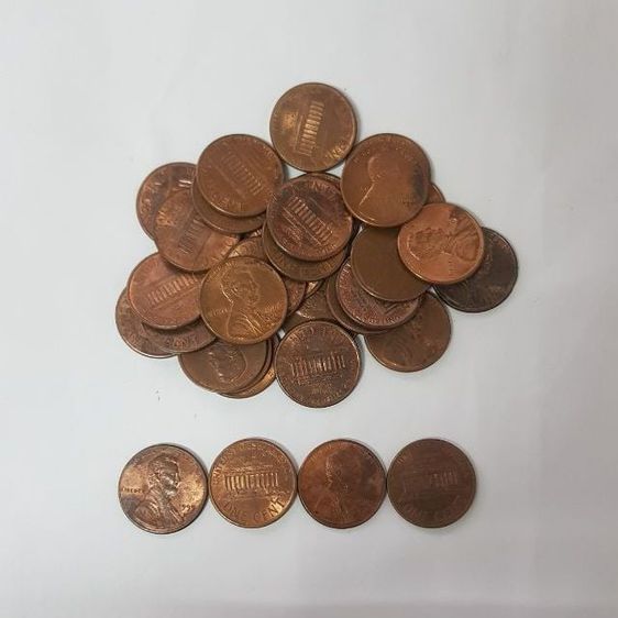 เหรียญสหรัฐอเมริกา ลินคอร์น คละปี 1990-1999(ไม่มีปี 1997) เลือกปีได้ครับ เหรียญละ10 บาท