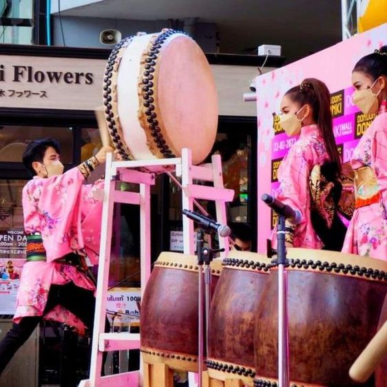 รับงานตีกลองไทโกะ การแสดงญี่ปุ่น การแสดงตีกลอง รูปที่ 6
