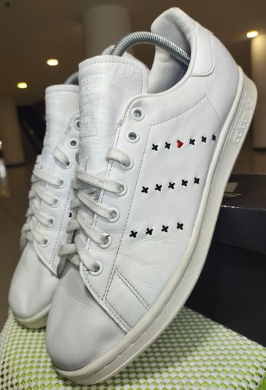 รองเท้าผ้าใบ ผ้าใบ UK 10 | EU 44 2/3 | US 10.5 ขาว รองเท้า💥 adidas stan smith💥ของแท้‼️รุ่นพิเศษ สวยๆ เดิมๆ สภาพดี💥 ไซร์ 44