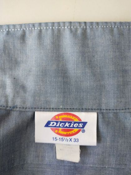 เสื้อเชิ้ตผ้าแชมแบร Dickies (อก 22.8) MADE IN USA รูปที่ 10
