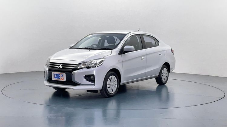 Mitsubishi Attrage 2020 1.2 GLX Sedan เบนซิน ไม่ติดแก๊ส เกียร์อัตโนมัติ ขาว