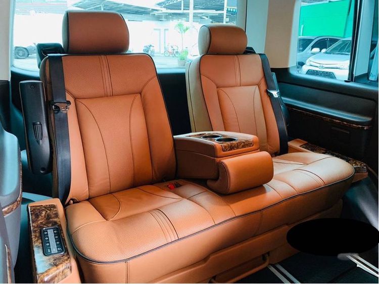 เบาะ Volk Caravelle T5.2 รุ่นใหม่สีน้ำตาลส้มขิบขอบดำ หนังแท้ สภาพเหมือนใหม่ รูปที่ 11