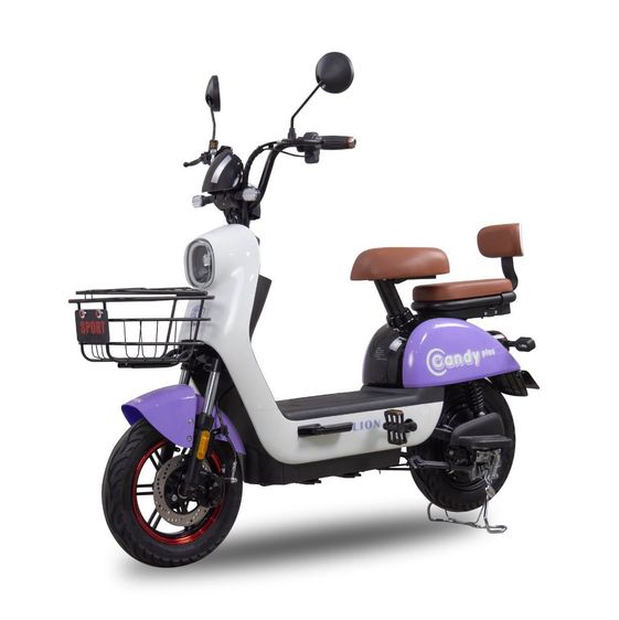 CANDY Plus  ดีไซน์ทันสมัย สีสันสวยงาม แนวพาสเทล มอเตอร์ทรงพลัง  -	มอเตอร์ 500 WATT -	แบตเตอรี่ 48V 12AH 	ระบบเกียร์ อัตโนมัติ 3 สปีด -	ความ รูปที่ 6