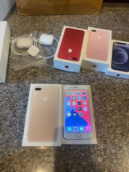 iPhone iPhone 7 128 GB ขายไอโฟน7PlusสีGold,สีRed Product Limited Eidition 128กิ๊กสูนTrueยกกล่องอีมี่ตรงใช้งานดีถูกมากกกก