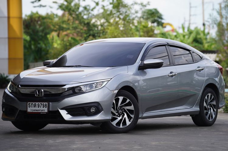 Honda Civic 2016 1.8 EL i-VTEC Sedan เบนซิน ไม่ติดแก๊ส เกียร์อัตโนมัติ บรอนซ์เงิน