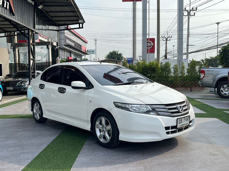 รถ Honda City 1.5 S CNG สี ขาว