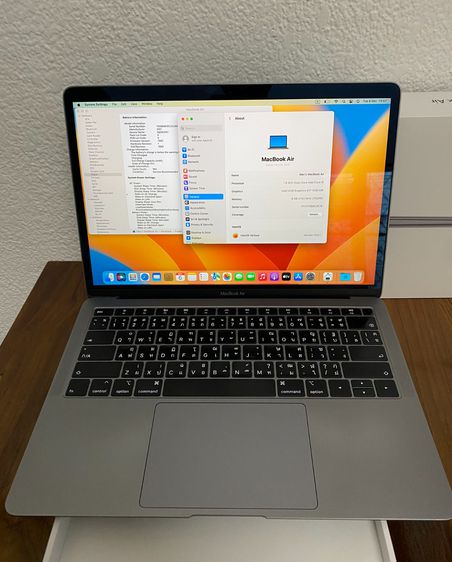 MacBook Air 13 inch 2018 A1932 Space gray  พร้อมใช้งาน 
