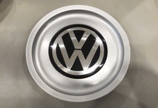 โลโก้ Volk มี 4 ขนาด ติดฝาล้อ ฝากระโปรงหน้าหลัง New Beetle Caravelle Passat Golf Vento รูปที่ 3