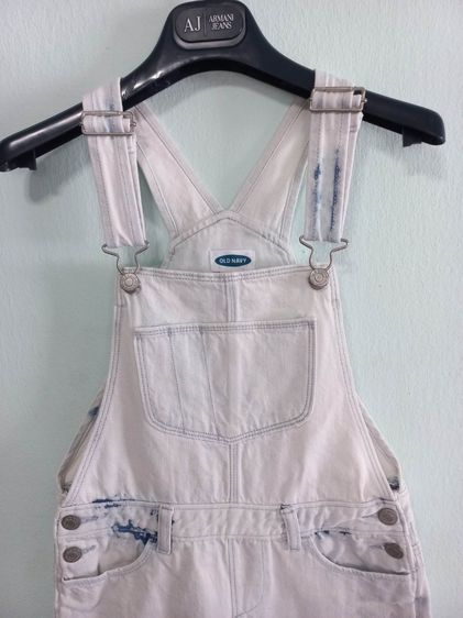 🌺 เอี๊ยมกางเกงยีนส์ OLD NAVY โอลด์ เนวี ของแท้💯 L (10-12) kids รูปที่ 3