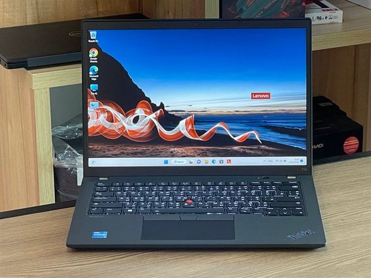 Lenovo ThinkPad T14 Gen 3 i5-1240P 12Core 16Threads SSD512GB RAM16GB Win 11 Pro เครื่องโชว์อุปกรณ์ครบกล่อง
