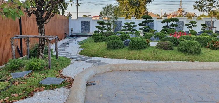 ระบบรดน้ำอัตโนมัติ  ระบบสปริงเกลอร์ Irrigation and Landscaping design ออกแบบสวน บ่อปลาคาร์ฟ