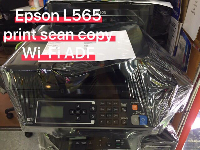 พริ้นเตอร์อิงค์แท้งค์ Epson L565 print scan copy wifi ADF 