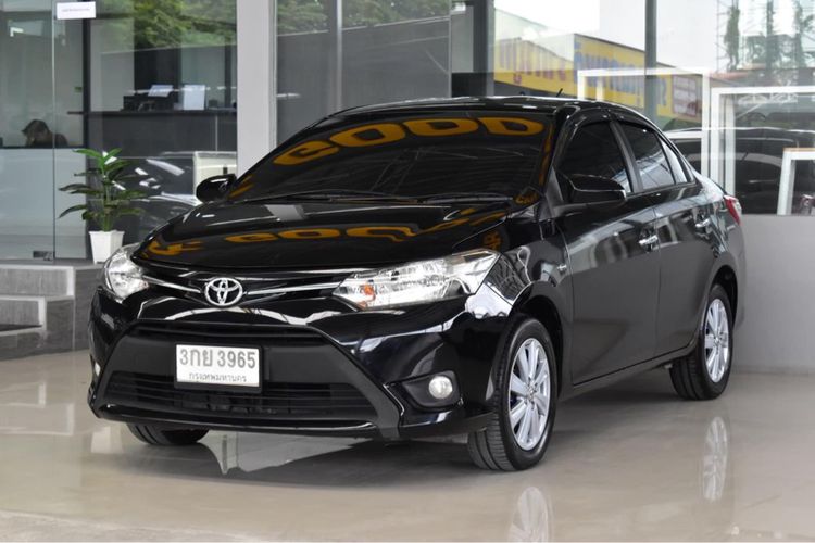 Toyota Vios 2014 1.5 E Sedan เบนซิน ไม่ติดแก๊ส เกียร์อัตโนมัติ ดำ