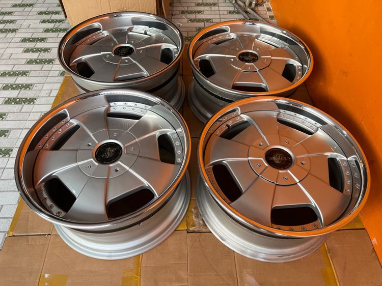 ล้อแท้3ชิ้น farbulous ญี่ปุ่นvip ขอบ18 ล้อ5รู114 ล้อ4รู114 หน้า8.5หลัง9.5 สวยทุกวง ชุดละ18900 รูปที่ 16