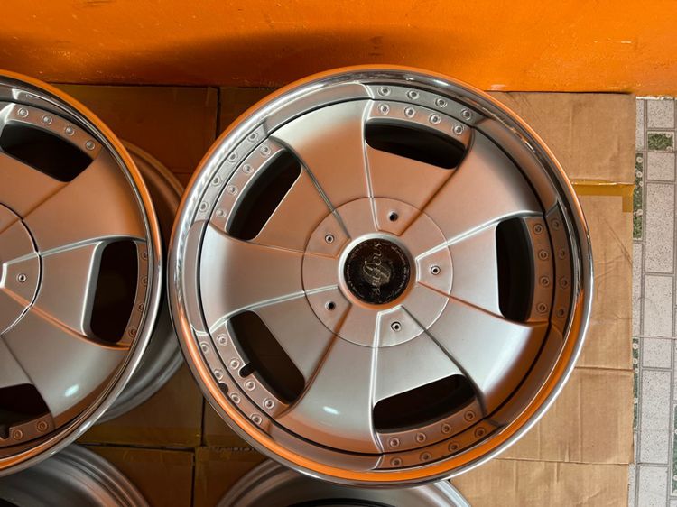 ล้อแท้3ชิ้น farbulous ญี่ปุ่นvip ขอบ18 ล้อ5รู114 ล้อ4รู114 หน้า8.5หลัง9.5 สวยทุกวง ชุดละ18900 รูปที่ 4