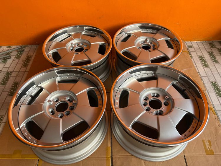 ล้อแท้3ชิ้น farbulous ญี่ปุ่นvip ขอบ18 ล้อ5รู114 ล้อ4รู114 หน้า8.5หลัง9.5 สวยทุกวง ชุดละ18900 รูปที่ 2