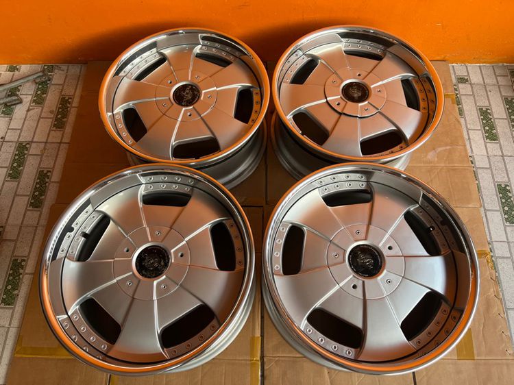 ล้อแท้3ชิ้น farbulous ญี่ปุ่นvip ขอบ18 ล้อ5รู114 ล้อ4รู114 หน้า8.5หลัง9.5 สวยทุกวง ชุดละ18900 รูปที่ 17