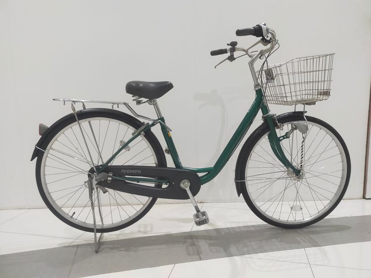 จักรยานแม่บ้านญี่ปุ่นคุณภาพดี วงล้อ26 เฟรมเหล็ก สีเขียว จักรยานแม่บ้านญี่ปุ่น เฟรมเหล็ก สีเขียว     วงล้อ 26 นี้ว เกียร์ดุม ชิมาโน 3 สปีด ตะ รูปที่ 11