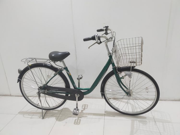 จักรยานแม่บ้านญี่ปุ่นคุณภาพดี วงล้อ26 เฟรมเหล็ก สีเขียว จักรยานแม่บ้านญี่ปุ่น เฟรมเหล็ก สีเขียว     วงล้อ 26 นี้ว เกียร์ดุม ชิมาโน 3 สปีด ตะ รูปที่ 8