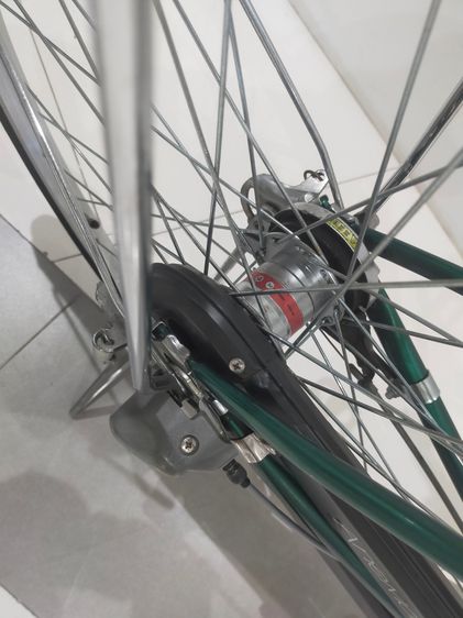 จักรยานแม่บ้านญี่ปุ่นคุณภาพดี วงล้อ26 เฟรมเหล็ก สีเขียว จักรยานแม่บ้านญี่ปุ่น เฟรมเหล็ก สีเขียว     วงล้อ 26 นี้ว เกียร์ดุม ชิมาโน 3 สปีด ตะ รูปที่ 14