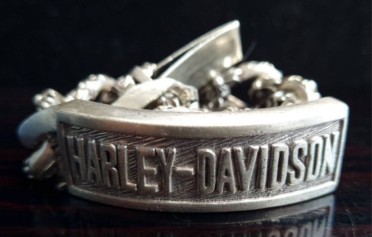 สร้อยข้อมือเงินสเตอลิง 925 ยี่ห้อดัง HARLEY DAVIDSON สวยๆ รูปที่ 2