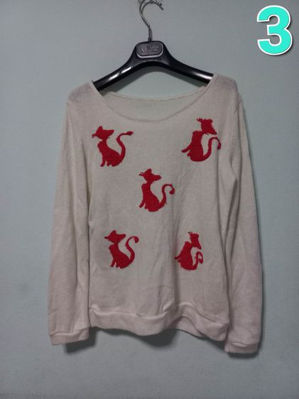 🎉🎉เสื้อไหมพรม เสื้อแขนยาว เสื้อแนวเกาหลี ใส่สบาย เนื้อบางนุ่มแต่ใส่แล้วอุ่นมาก 🌈💥มี4️⃣แบบ💥🎊ให้เลือก แบบไหนที่ใช่ เลือกกันได้เลย👇 รูปที่ 7