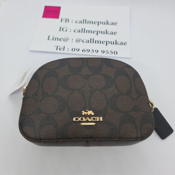 ขายต่ำกว่าทุน มือหนึ่งกระเป๋า COACH MINI SERENA CROSSBODY IN SIGNATURE CANVAS ของแท้ รูปที่ 2