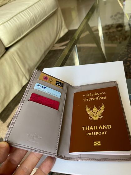 Louis Vuitton แท้ Agenda Cover - Passport Holder ลายไม้ Epi สี Lilac สภาพดี รูปที่ 5