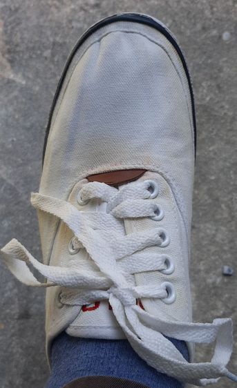 รองเท้า Polo Ralph Lauren สีครีม โลโก้แดง size 42 ยาว 27.5 ซม. รูปที่ 12